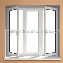 Foshan wanjia factory fiber glass pvc casement windows